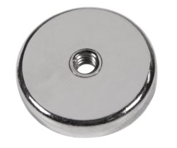 1/4-20 Magnetic Mount Up to 100 lbs, Female Threaded Nut