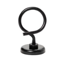 3/4" Magnetic Bridle Ring, 26 lb Magnet - Black